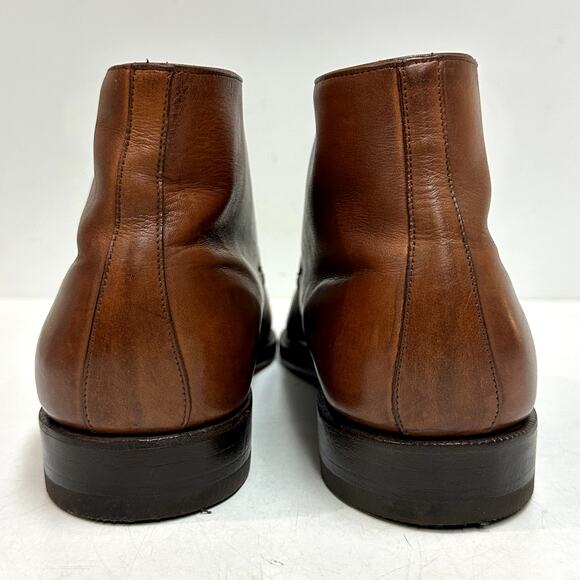 FULL RESOLE Crockett & Jones x Brooks Brothers Chukka Boots Tan Calf England 10 - Picture 7 of 14